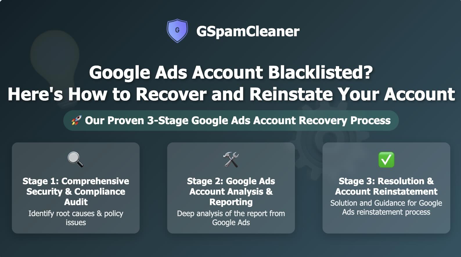 Google Ads Account Blacklisted Recovery Process
