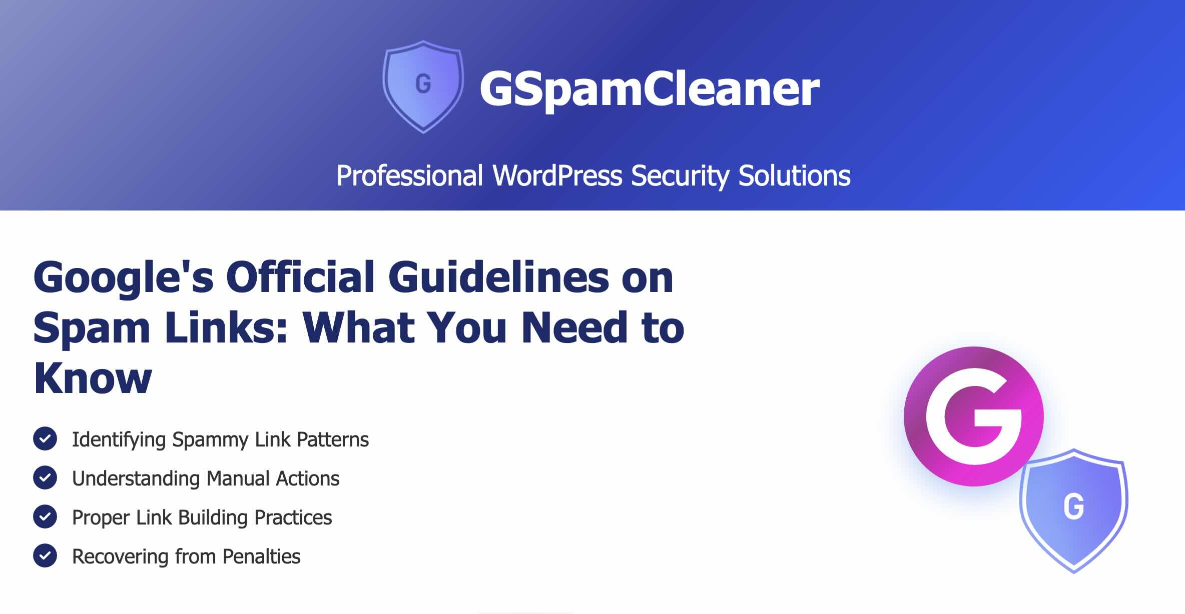 Google Spam Link Guidelines Overview